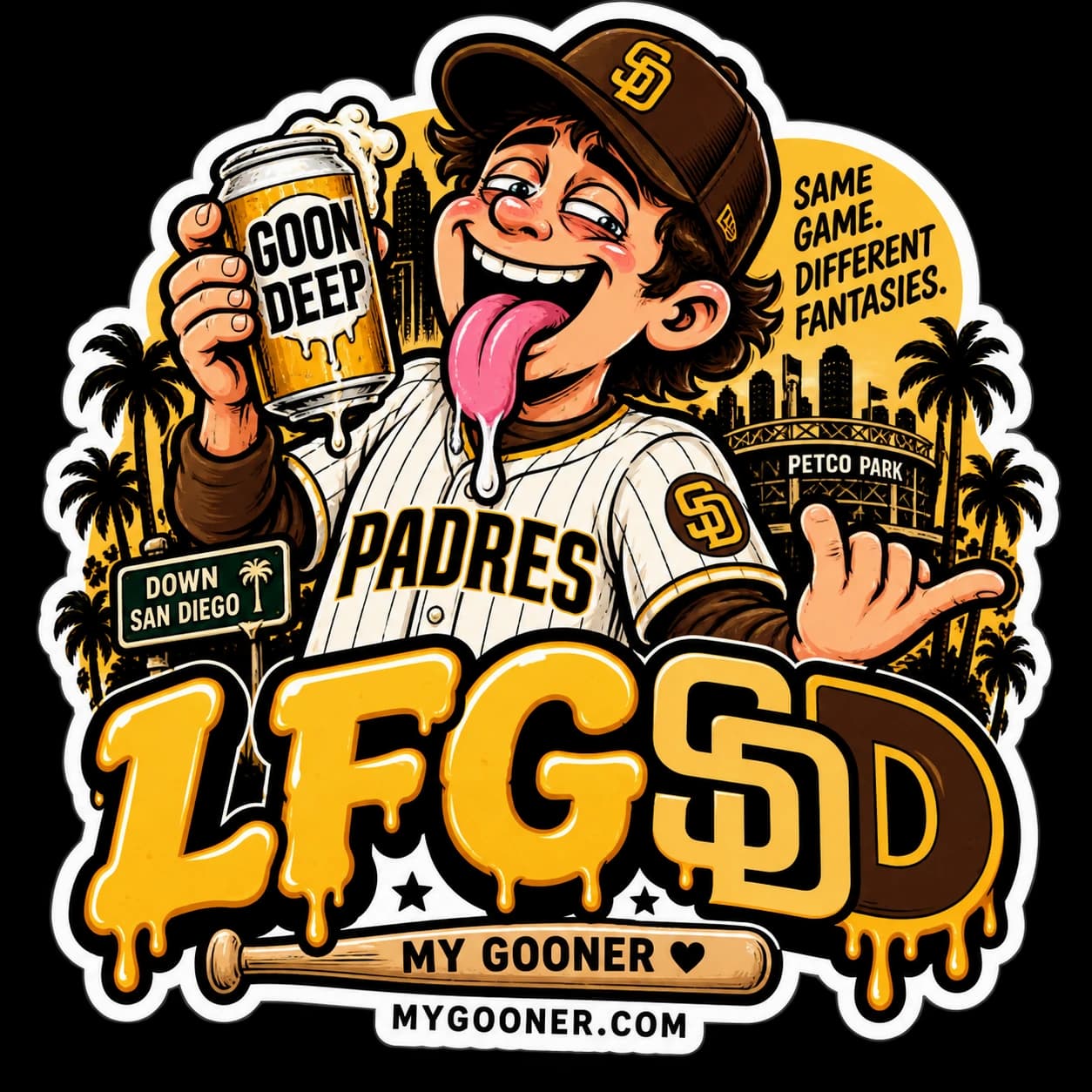LFGSD San Diego baseball artwork